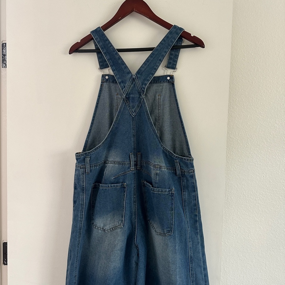 Coleman Washed Denim Overalls NWOT - Picture 4 of 8